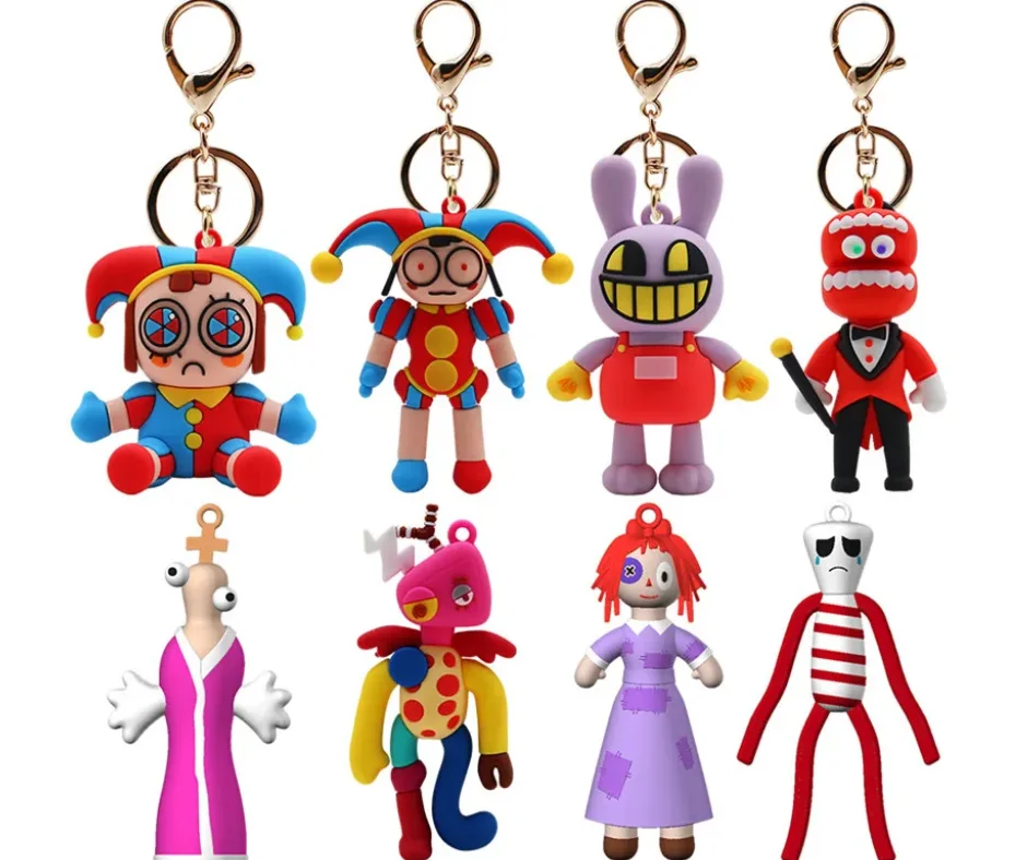 Set de llaveros variados decorativos