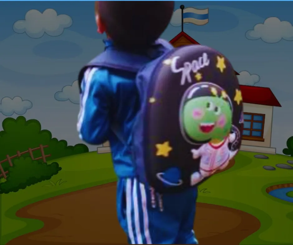 Mochila 3D de cocodrilo