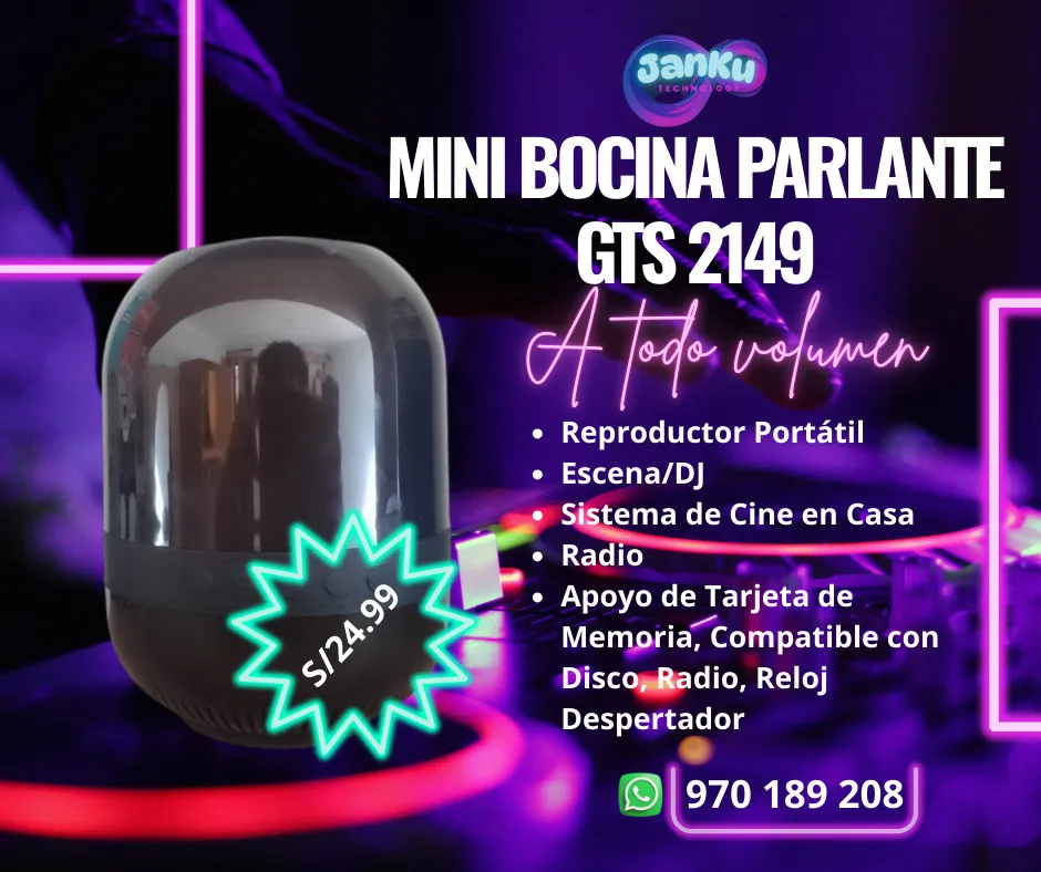 Parlante portátil de gran tamaño